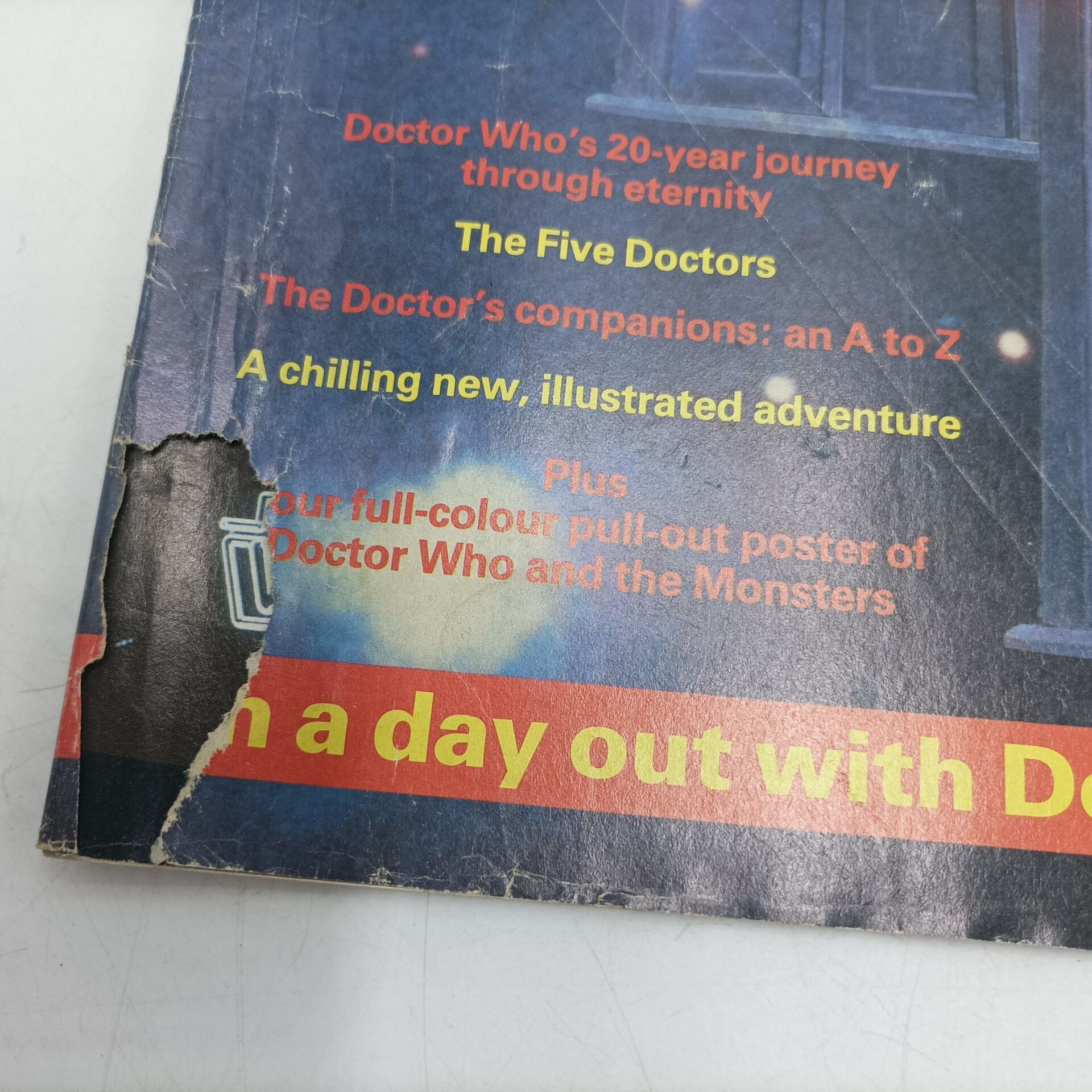 Doctor Who Radio Times 20th Anniversary Special 1983 Poster Included