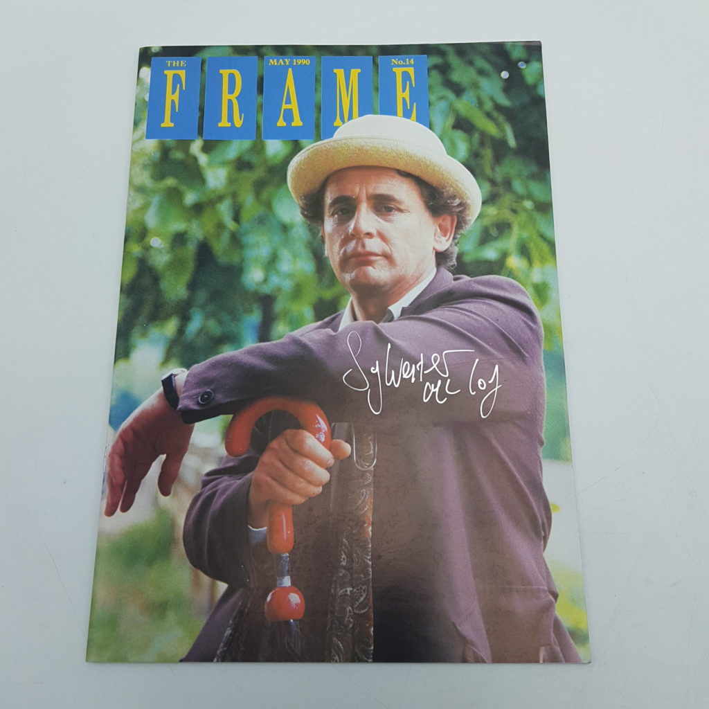 Doctor Who Fanzine THE FRAME Issue #14 May 1990 Cover Signed Sylvester McCoy | Image 1