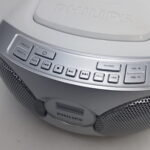 Philips AZ215S/05 Compact Portable + Radio Soundmachine [White] CD FM