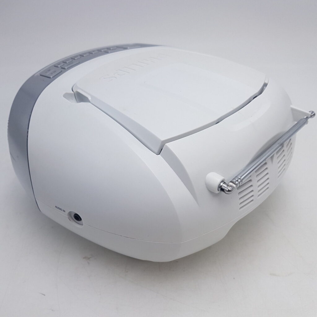 Radio + Compact [White] Portable Soundmachine FM CD AZ215S/05 Philips