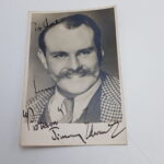 Vintage 1950's JIMMY EDWARDS 'Professor' Whack-O! Signed Autograph Fan Card | Image 1