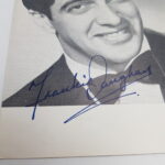 Vintage 1960's FRANKIE VAUGHAN (1964) Signed Autograph Promo Postcard [Philips] | Image 2