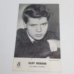 Vintage 1960's Cliff Richard Signed Autograph Fan Card [Columbia Records] Tito Burns | Image 1