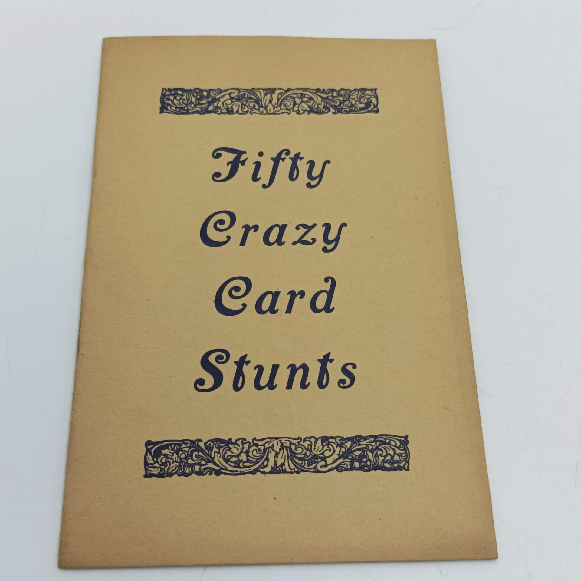 Vintage 1950s ‘Fifty Crazy Card Stunts’ Magic Tricks Booklet The Gen Publications [G+]