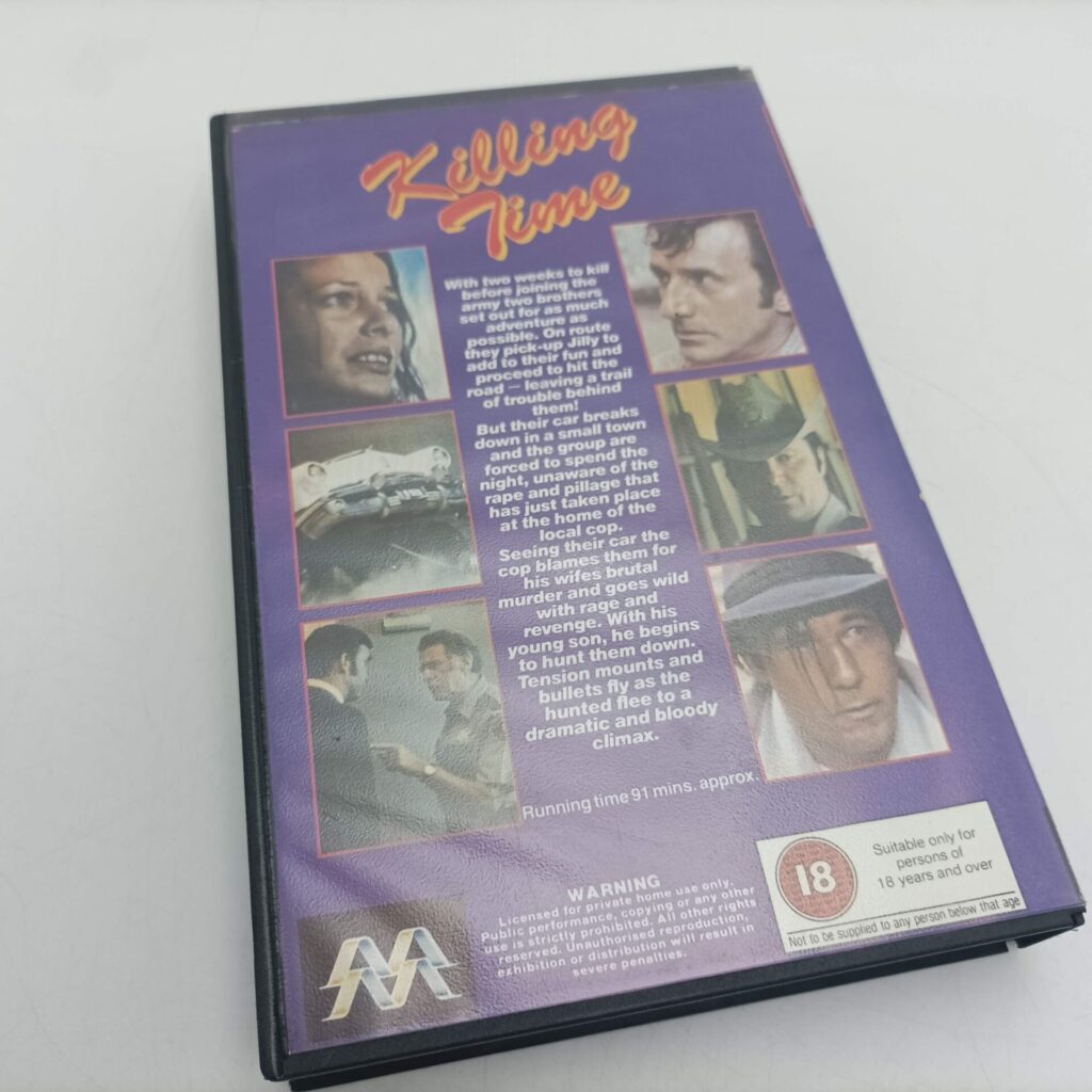 Killing Time 'Macon County Line' (1974) Big Box VHS Video Cassette [G+] Cheryl Waters | Image 4