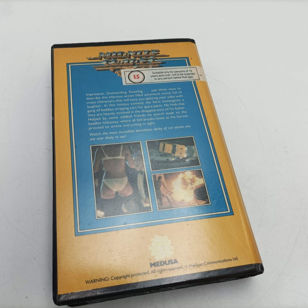 Midnite Spares (1983) Ex-Rental Pre-Certificate VHS Video [G+] James Laurie | Image 4