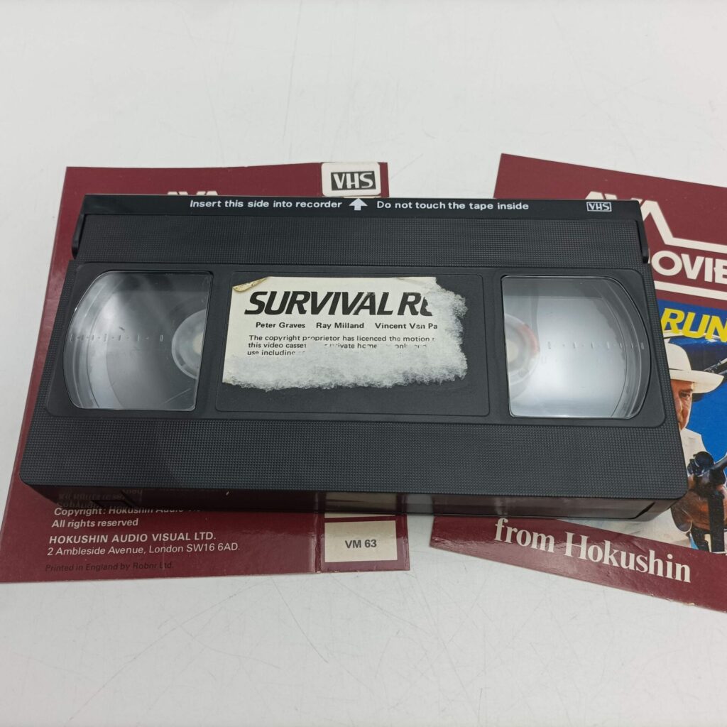 Survival Run (1979) Pre-Cert VHS Video [G] Cut Down Cover | Hokushin | Image 6