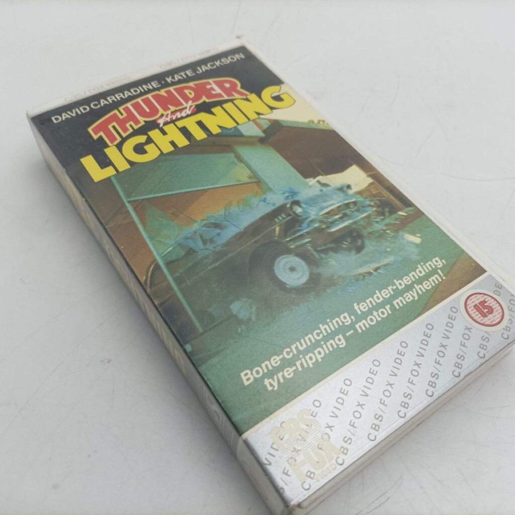 Thunder and Lightning (1985) VHS Video [G] CBS Fox | David Carradine | Image 2