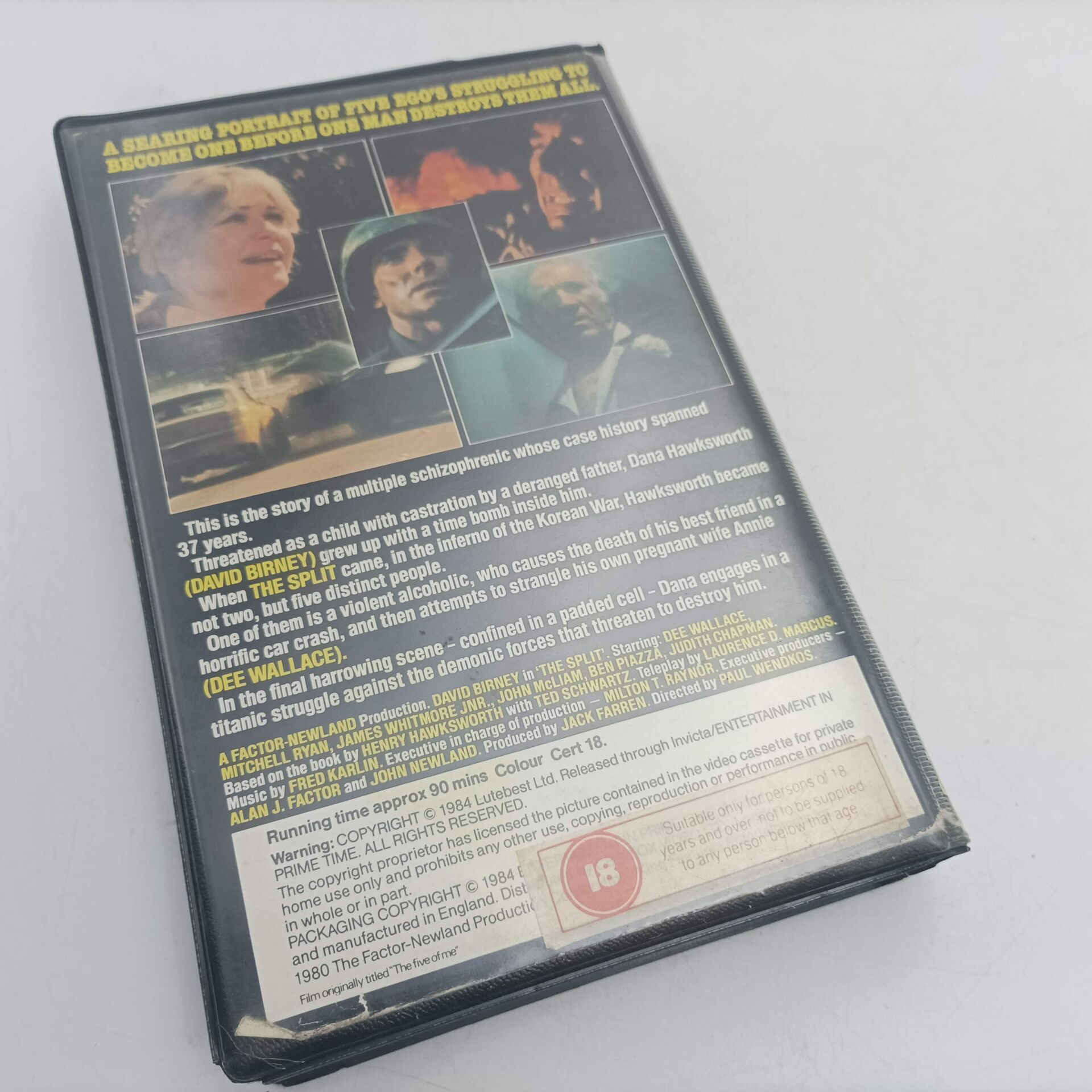 The Split aka The Five of Me (1981) VHS Video [G] TV Movie CBS Fox ...