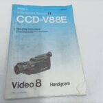 Sony CCD-V88E Video Camera Recorder Operating Instructions (1988) Handycam | Image 1