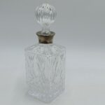 Vintage 1960's Heavy Glass Wine / Liqueur Decanter 750ml (Unknown Maker) 1.6kg | Image 1