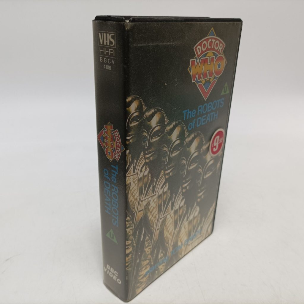 Doctor Who The Robots of Death Omnibus VHS Video (1986) BBC Post-Cert Green Label | Image 2