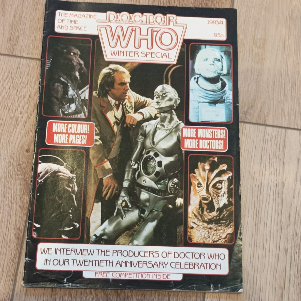 Doctor Who Magazine Winter Special 1983/4 Peter Davison & Kamelion [g+] Marvel | Image 1