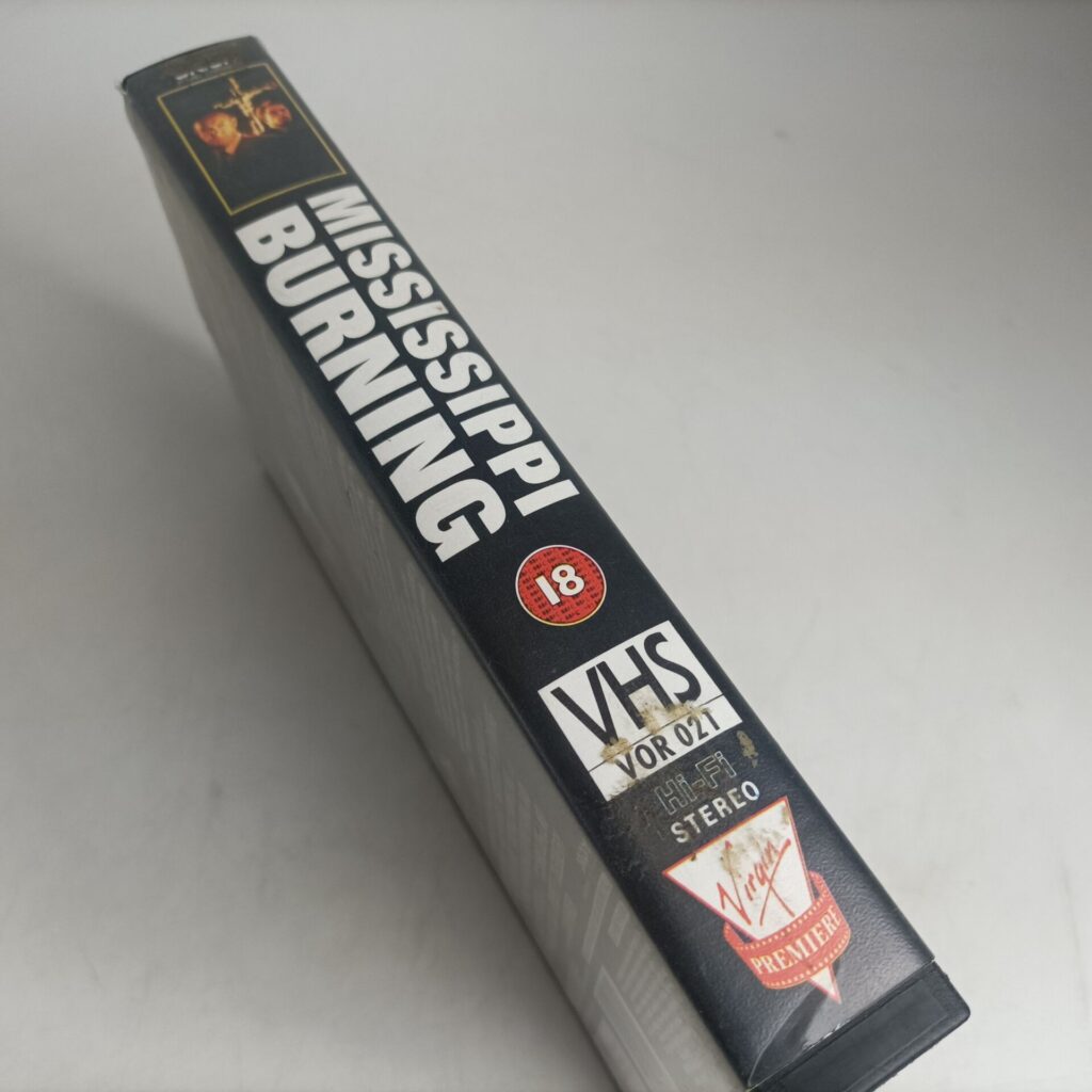 Mississippi Burning (1988) Ex-Rental Big Box VHS Video [G] Virgin Home Video | Image 2