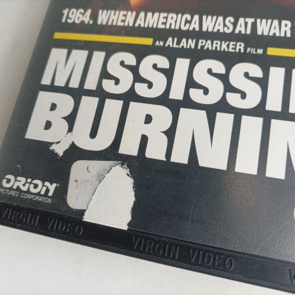 Mississippi Burning (1988) Ex-Rental Big Box VHS Video [G] Virgin Home Video | Image 5