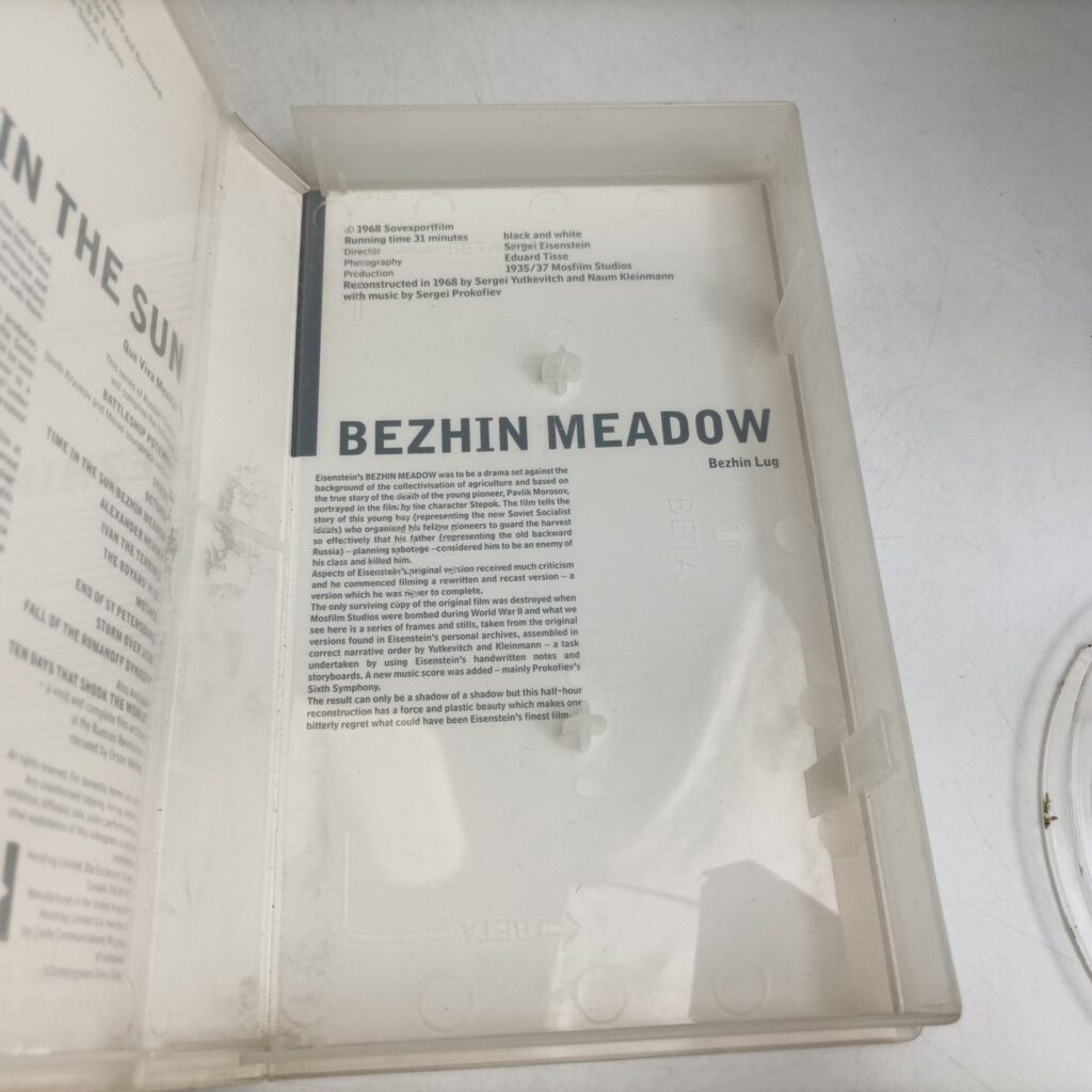 Russian Classics: Time in the Sun / Bezhin Meadow VHS Video [G+] Hendring