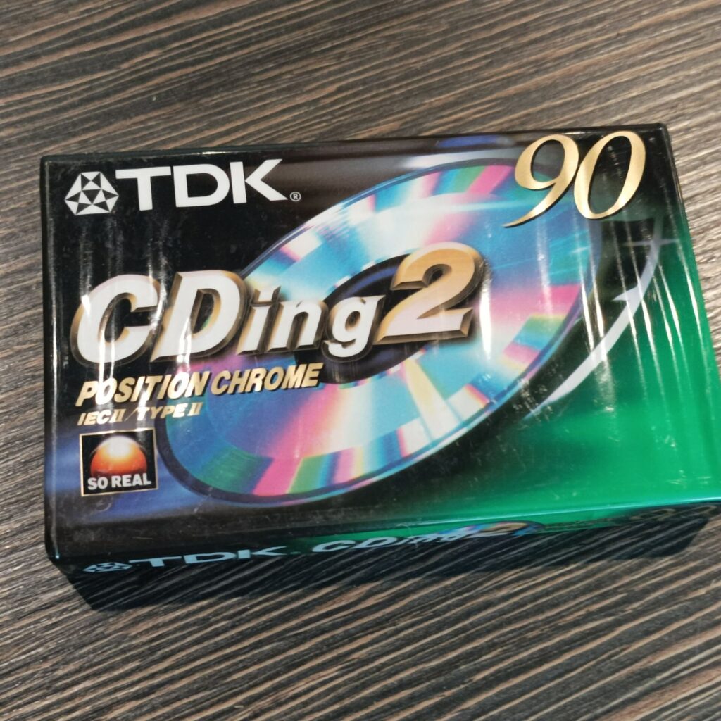 TDK CDing2 90 Minute Audio Cassette Tape [Factory Sealed] | Image 1