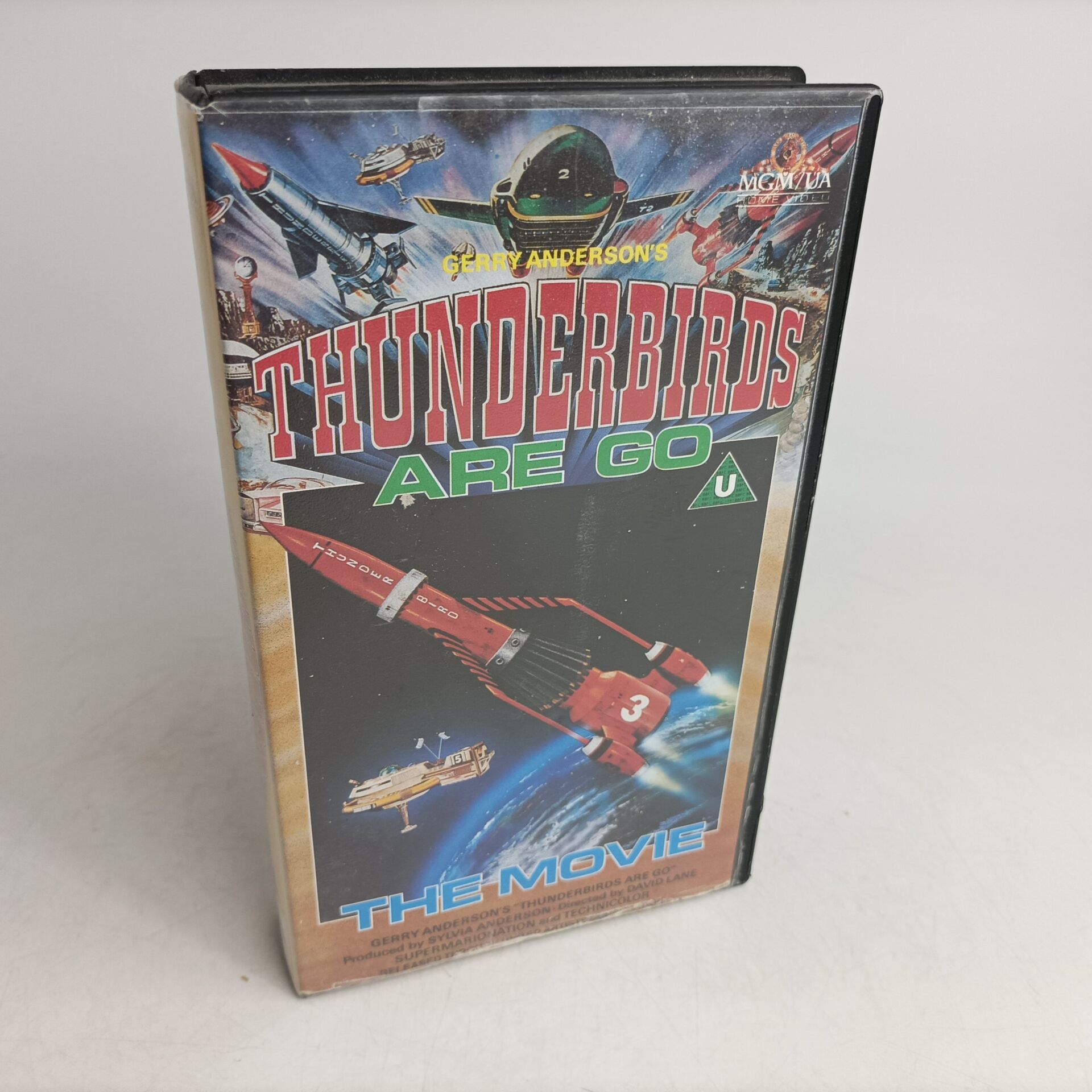 Thunderbirds Are Go The Movie (1988 ) VHS Video Cassette [G+] MGM/UA