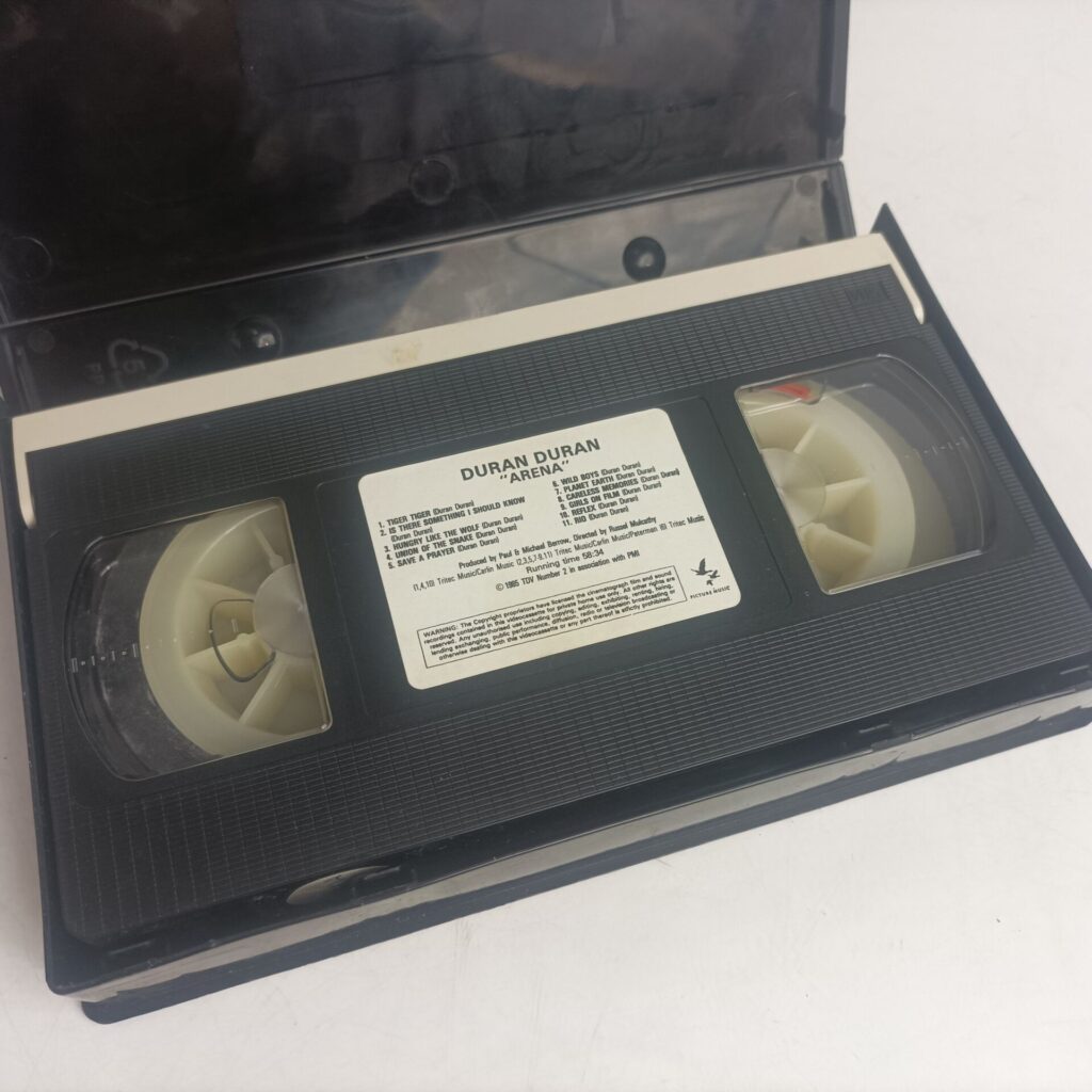 Duran Duran Arena (Wild Boys) Pre-Cert Stereo VHS Music Video (1985) EMI | Image 5