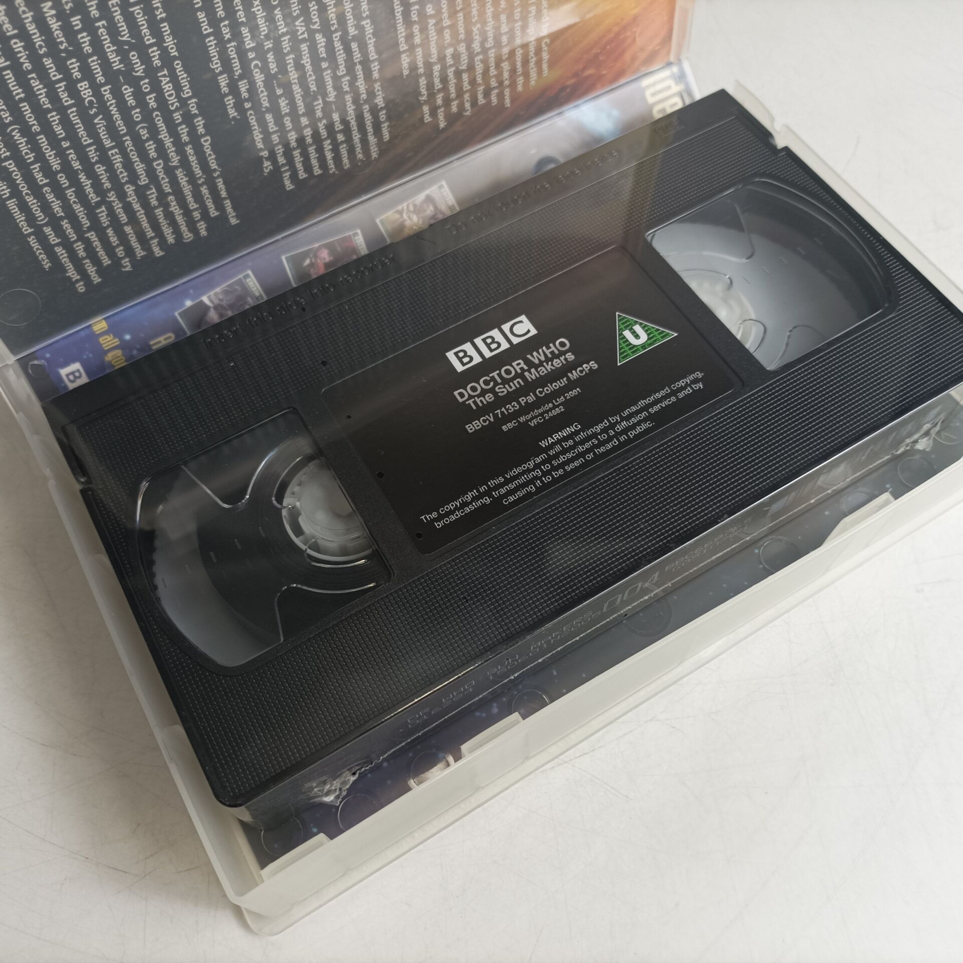 Doctor Who The Sun Makers BBC VHS Video (1999) Tom Baker | Sealed Tape