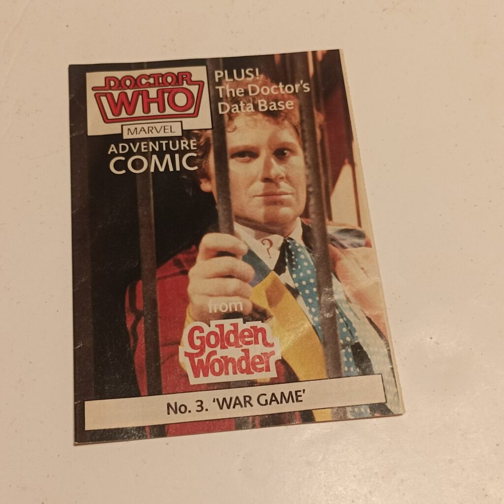 Doctor Who Mini Comic #3 WAR GAME (1986) Golden Wonder Crisps Promo Item [Sealed] | Image 1