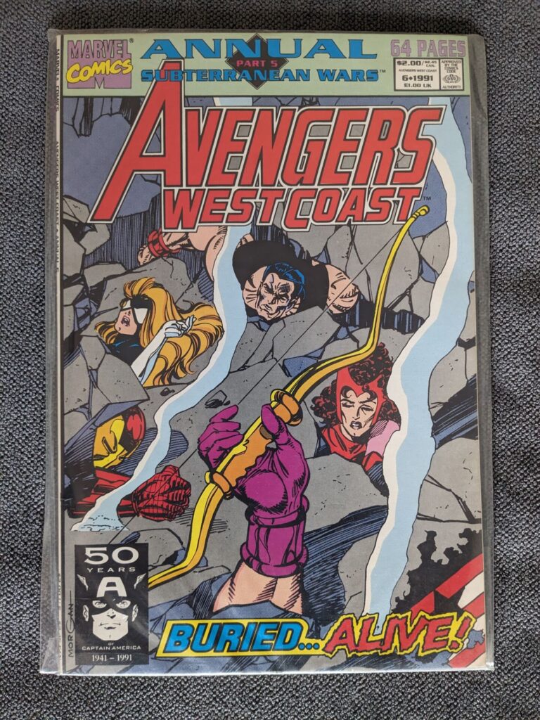 Avengers West Coast Comic Annual #6 Marvel Comics (1991) Subterranean Wars | 64 Pages | Image 1