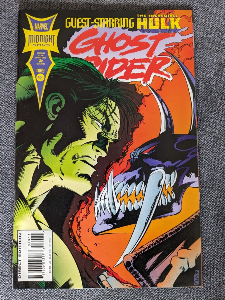 Ghost Rider Comic #49 Starring The Incredible Hulk May 1994 [Ex] Marvel Comics | Image 1