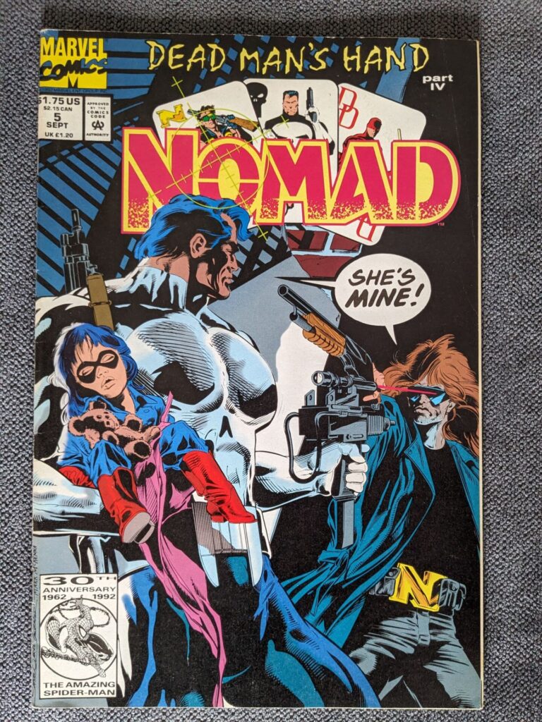 Nomad Comic #5 September 1992 [Ex] Marvel Comics UK | Dead Man's Hand | Image 1