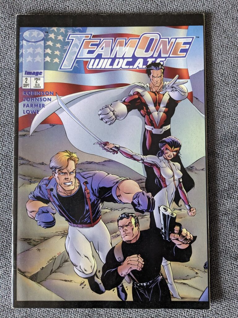 Team One WildC.A.T.S Comic #2 September 1995 [vg+] image Comics | First Printing | Image 1