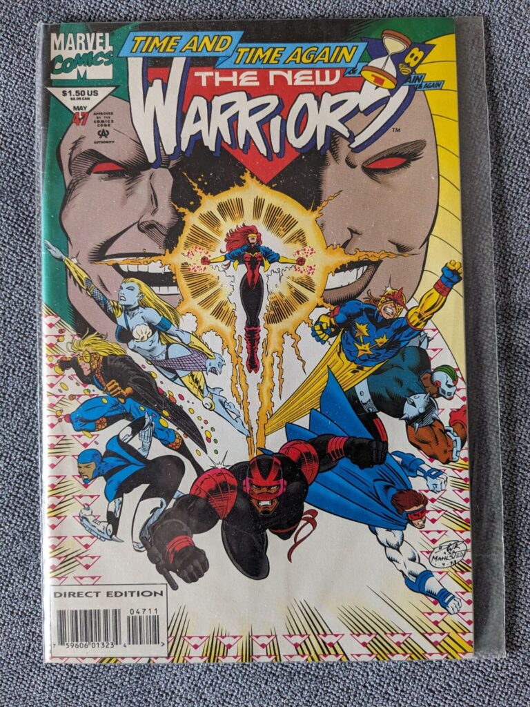 The New Warriors Comic #47 May 1994 [Ex] Marvel Comics inc. Card Inserts | Image 1